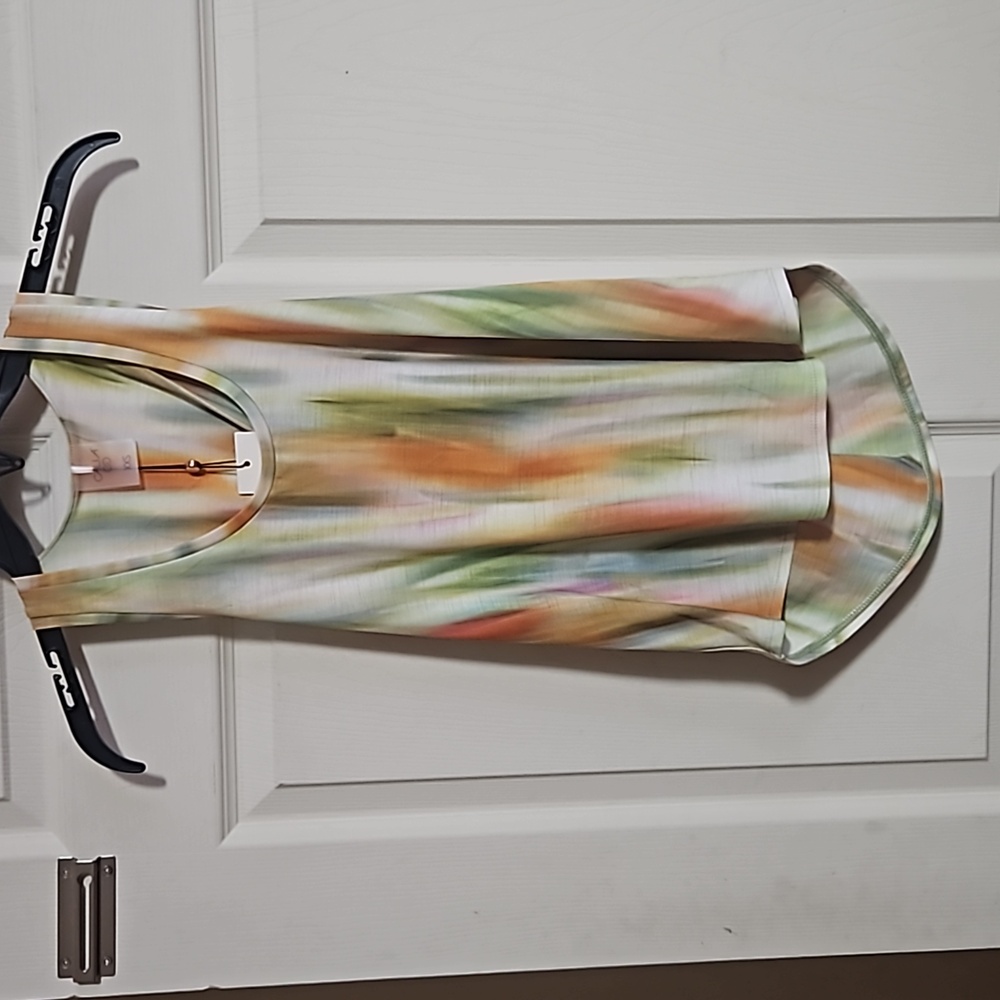 CALIA Women’s Twist Back Tank: FILTERED FLORA MULTI: NEW WITH TAGS: SIZE XXS